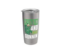 Runnin and Deer gunnin - Deer Hunter Stainless Steel Insulated Tumbler