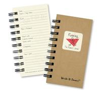 Running, A Runners Journal - MINI Kraft Hard Cover (prompts on every page, recycled paper, read more...) by Journals Unlimited Write it Down Series