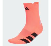 adidas Adizero Quarter Running Socks Pink Support Sports Training Run Jogging