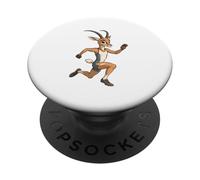 Running Antelope Sport Animal Illustration PopSockets Adhesive PopGrip