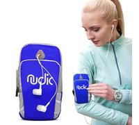 Running Armband Phone Holder for Gym, Running & Outdoor Sports - Lightweight, Waterproof & Adjustable Pouch for iPhone 15/14/13/12/11/X/Pro & Samsung Galaxy - Secure Fit for Phones Up to 6.9 Inches