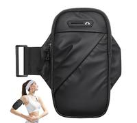 Running Armband Phone Holder| Waterproof PhonNe Holders ArmbanNd For Runnings | Large Capacity Breathable Bag With Headphone Jack For Cycling, RunninGg, Exercise, Weightlifting