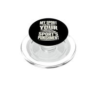 Running Athlete Track Cross Country Punishment Joke PopSockets PopGrip for MagSafe