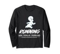 Running Away from My Problems Casper Movie Merch Long Sleeve T-Shirt