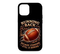 Running Back Because Standing Still Is Boring Football Case for iPhone 12/12 Pro