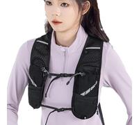 Running Backpack, Reflective Running Vest, Breathable Jogging Gear, Chest Harness with Reflective Strip, Lightweight Reflective Safety Hydration Running Vest with Adjustable Chest and Waist Straps