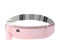 Running Belt Bag, Secure Water-Proof Jogging Pouch Slim Breathable Waist Bag with 3 Pocket for Men & Women Exercise