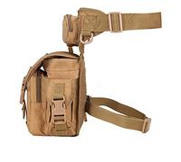 Running Belt,Bum Bag Waterproof Nylon Men's Leg Bag Thigh Straps Hip Bum Panel Utility Belt Bag(Dark Fancy)