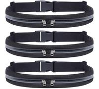 Running Belt Fanny Packs for women and men, NA-3 Black, Running Belt