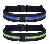 Running Belt Fanny Packs for women and men, NA- Blue Green, Running Belt