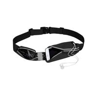 Running Belt for Men Women Sports Running Waist Pack Fanny Pack Fishing Belt Pouch Slim Running Gear Holder for ALL Phones, Running. Travel Camp, black, S, Sport