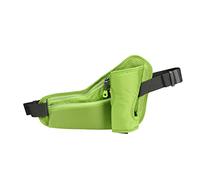 Running Belt Hydration Waist Pack, Multifunctional Reflective Waist Pouch, Large Capacity with Headphone Hole and Ventilation Holes, Adjustable for Outdoor Sports Runnin (Green)