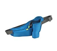 Running Belt Hydration Waist Pack, Multifunctional Reflective Waist Pouch, Large Capacity with Headphone Hole and Ventilation Holes, Adjustable for Outdoor Sports Runnin (Blue)