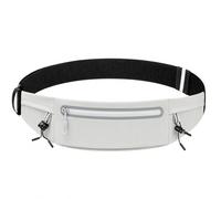 Running Belt Waist Pack for Men Women,Waterproof Running Bum Bag with Reflective Strips,Lightweight Bounce Free Sports Waist Bag for Phone,Keys,Gym,Jogging,Cycling & Fitness (Grey)