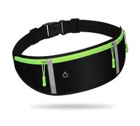 Running Belt, Waterproof Adjustable Elastic Strap Running Phone Holder Large Capacity with 3 Separate Pockets Running Belts for Women Perfect for Running and Outdoor Activities