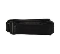 Running Belt with Multiple Pockets, Adjustable 60-85cm Waist Bag for Jogging, Reflective Strip Water - Resistant Polyurethane Belt for Running, Fitness and Travel (Black)