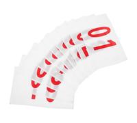 Running Bib Replacement 10 Sheets Race Game Number Bibs Portable Number Bibs for Track and Field Competition Use Athlete Referee School Sports Meetings and Marathon