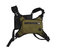 Running Chest Pack - 4x7 Inches 10L Front Pouch for Secure Storage, Adjustable Vest with Phone Holder, Outdoor Backpack for Hiking Cycling Climbing Camping Fishing Walking Adventures