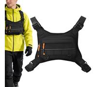 Running Chest Pack, Adjustable Lightweight Vest, Travel Chest Pack with Comfortable Fit, Durable Outdoor Gear, Adventure Accessory with Easy Carry, Multi-Purpose Use for Men Women Hiking