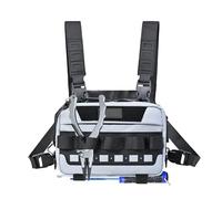 Running Chest Pack - Chest Pack with Fly | Anti-Theft Bag | Outdoor Chest Bag | Jogging Carrier Vest Storage Bag for Women Activities A, Grey, Consulte la descripción, See description