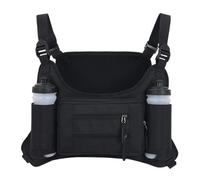 Running Chest Pack - Men's Hiking Pack, Outdoor Storage Pouch | Multi Pocket Storage Vest Bag, Durrraable Chest Bag with Adjustable Straps, Waterproof Chest Bag, Utility Chest Pack for Rock Climbing