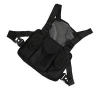 Running Chest Pack | Running Chest Bag | Adjustable Shoulder Straps Organizer with Multiple Pockets for Running Fishing Outdoor Sports Activities