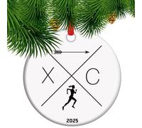 Running Christmas Ornament 2025, Cross Country Gift for Runners, Running Gifts for Her, Half Marathon Gift