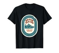 Running Club Run Slow Talk Loud Retro Runner Badge Value Graphic T-Shirt