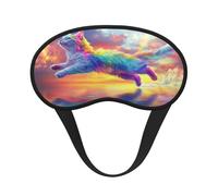 Running Colored Kitten Ultimate Eye Mask for Sleeping, Soft and Comfortable Eye Mask, Relaxing Zero Pressure Night Blindfold.