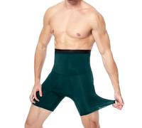 Running Compression Shorts Men, Anti Chafing Sports Underwear Ultra-Tight Gym Shorts High Stretch Quick Dry Pants for Workout Football Cycling Training Moisture Wicking Muscle Support Green
