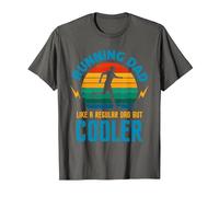 Running Dad Like A Regular Dad But Cooler - Marathon Runner T-Shirt, Men, Asphalt Grey, XX-Large