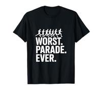 Running Dad Marathon Training Worst Parade Ever T-Shirt