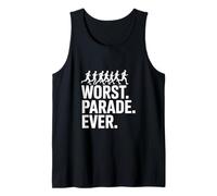 Running Dad Marathon Training Worst Parade Ever Tank Top