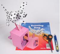 Running Dog -Rob Ives Paper Animation Kit