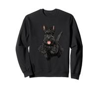 Running Dog Scottish Terrier Sweatshirt
