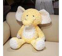 Running Elephants Plushie Toy,Plush Soft Toy, Stuffed Animal, Huggable Cuddly Companion, Cute Jogging Stuffed With Happy Super Soft Pillow Doll For Kids Gift Decor Cute (Yellow)