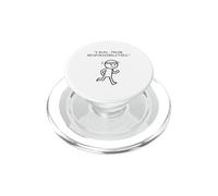 Running From Responsibilities Funny Procrastination PopSockets PopGrip for MagSafe