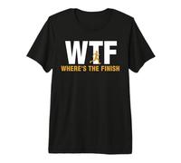 Running Funny Where's The Finish Marathon Runner Premium T-Shirt