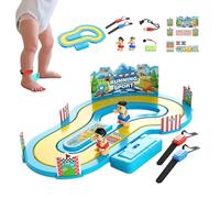 Running Game - Wireless Motion Racing Table Toy for Interactive Play | Family Activity Game, 2 Player Racing Toy, Fun Competition for Kids and Parents During Birthday Parties Home Entertainment Time