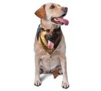 Running German Shepherd Dog Dog Bandana Pet Scarf Accessories for Small Medium Dogs Cats Photo Prop, Triangle Pet Bandanas Adjustable Puppy Bib Washable Dog Kerchief Puppy Neckerchief