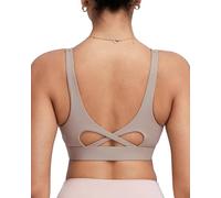 RUNNING GIRL Sports Bra for Women High Support | Sewn-in Padded Cups No Shifting, Medium to High Impact,U Back,Moulded Cup,Supportive,Workout,Running,Yoga,Everyday Bra