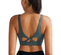 RUNNING GIRL Sports Bra for Women High Support | Sewn-in Padded Cups No Shifting, Medium to High Impact,U Back,Moulded Cup,Supportive,Workout,Running,Yoga,Everyday Bra