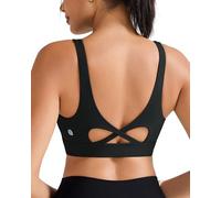 RUNNING GIRL Sports Bra for Women High Support | Sewn-in Padded Cups No Shifting, Medium to High Impact,U Back,Moulded Cup,Supportive,Workout,Running,Yoga,Everyday Bra