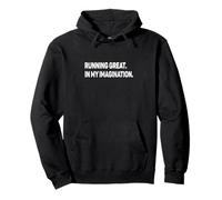 Running Great In My Imagination Garage Mechanic Car Pullover Hoodie