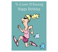 Running Happy Birthday Card