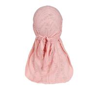 Running Hat Mens Retro Pirate Bandana Hat Vintage Ragged Long Tail Durag Skull Cap Cotton Breathable Running Cycling Riding Hiphop Head Scarf Headwrap Pink