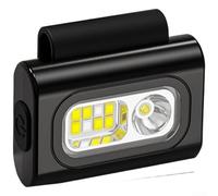 Running Head Lamp with Magnetic Mount Red Blue Light | Strong magnetic mount, chest or cap clip, hands-free operation, 1200LM brightness, red/blue signal modes