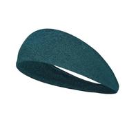 Running Headband Sports Headband Running Fitness Sweatband Elastic Absorbent Sweat Cycling Jog Tennis Yoga Gym Head Band Hair Bandage Men Women(Dark green)
