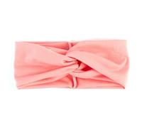 Running Headband Women's Plain Turban Headbands Twist Elastic Stretch Hairbands Headband Yoga Head Band For Girls(Coral)