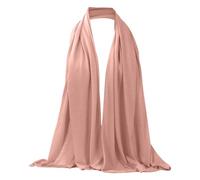 Running Headband Women's Winter Muslim Scarf for Women, Plain Practical Long Scarf, Fashionable Bicycle Outfit Men's Winter (Rose Gold, One Size)